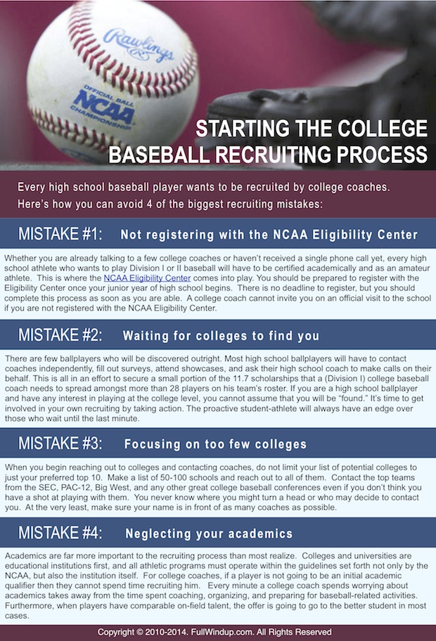 College Baseball Recruiting